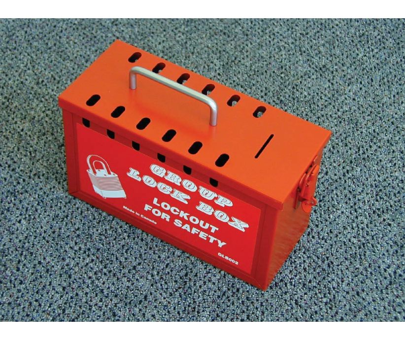 Latch Tight™ Portable Group Lock Box - Lockout/Tagout